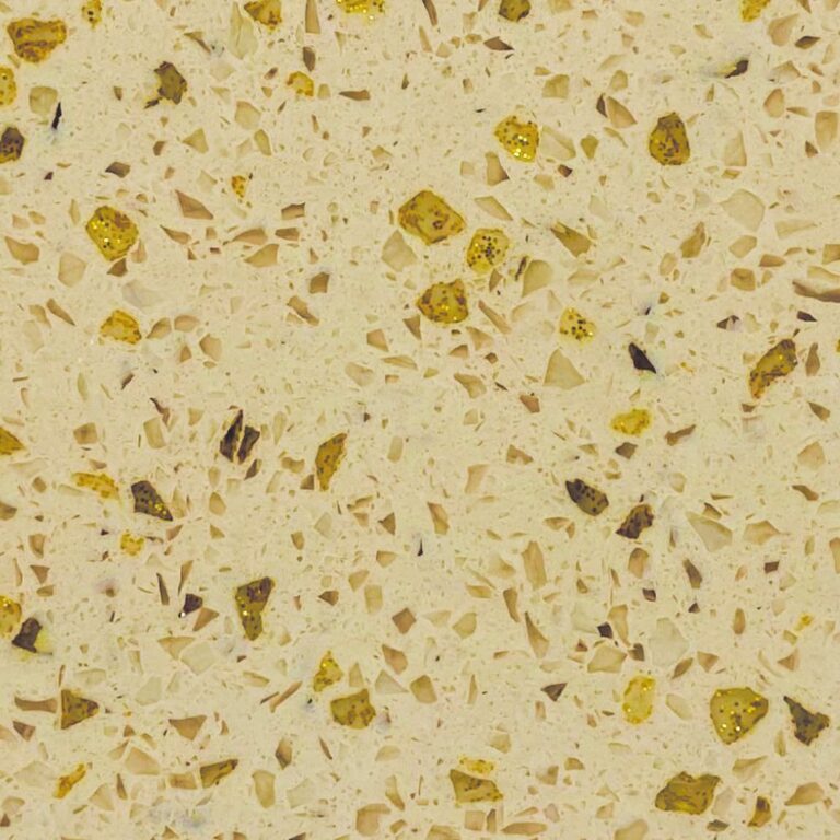 quartzize Beige Glitter Quartz Swatch