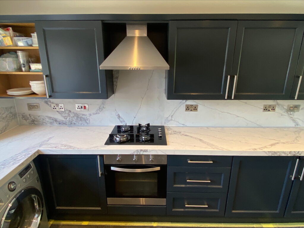 Leanne’s Kitchen Before & After in Handcross — Calcatta Retro