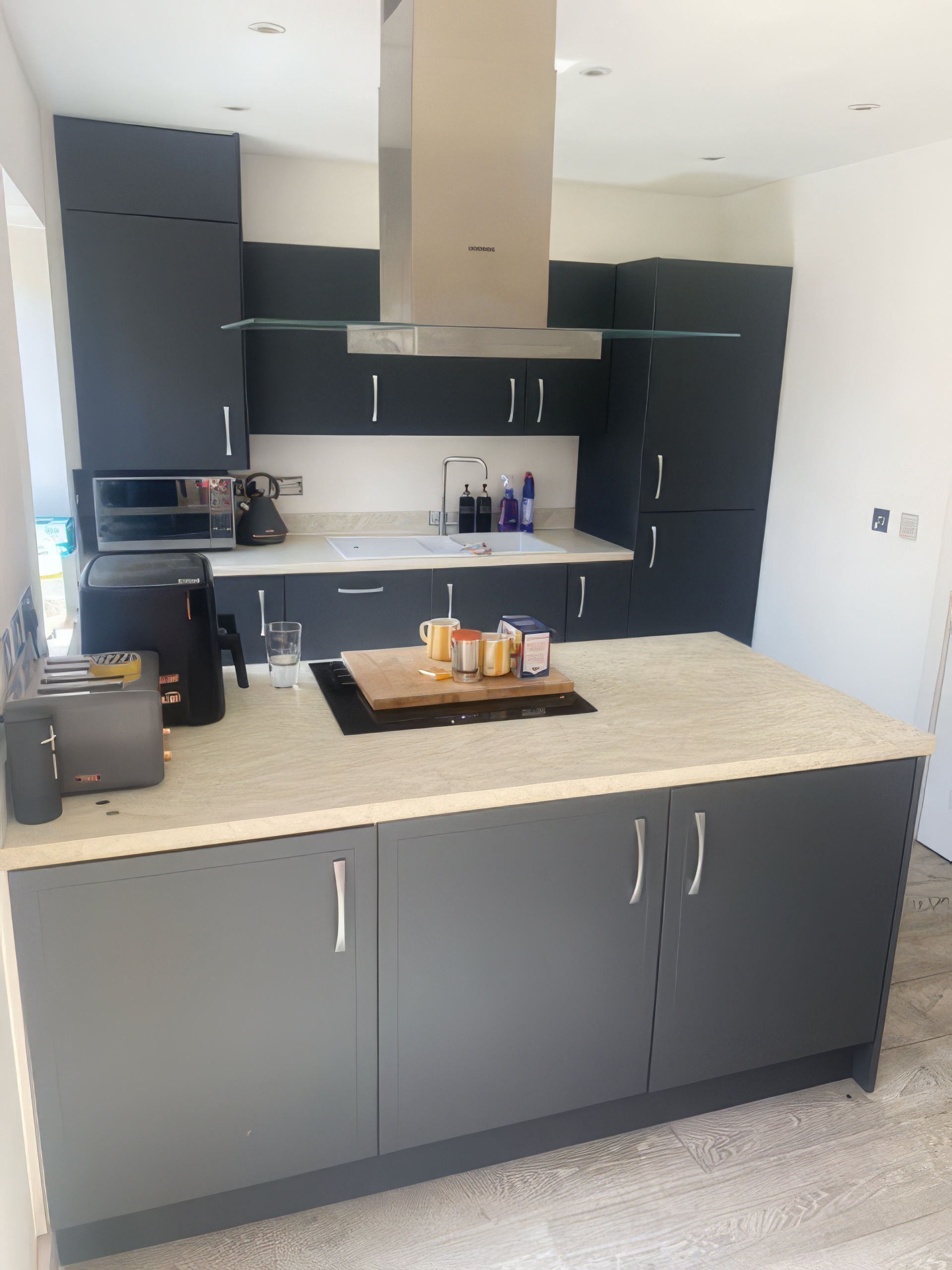 Cheltenham Kitchen Before & After — Jones Superior Matt Graphite