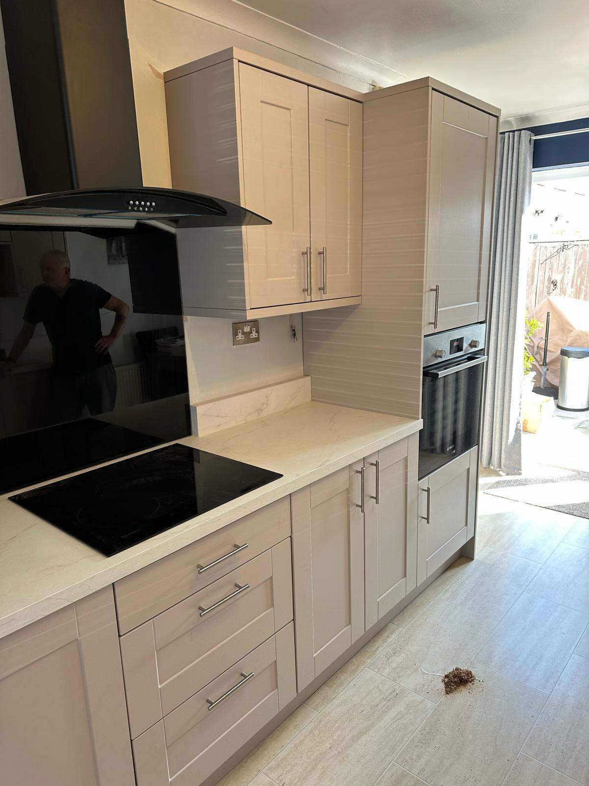 Gloucester Kitchen Before & After — Cologne Doors in Cashmere Matt