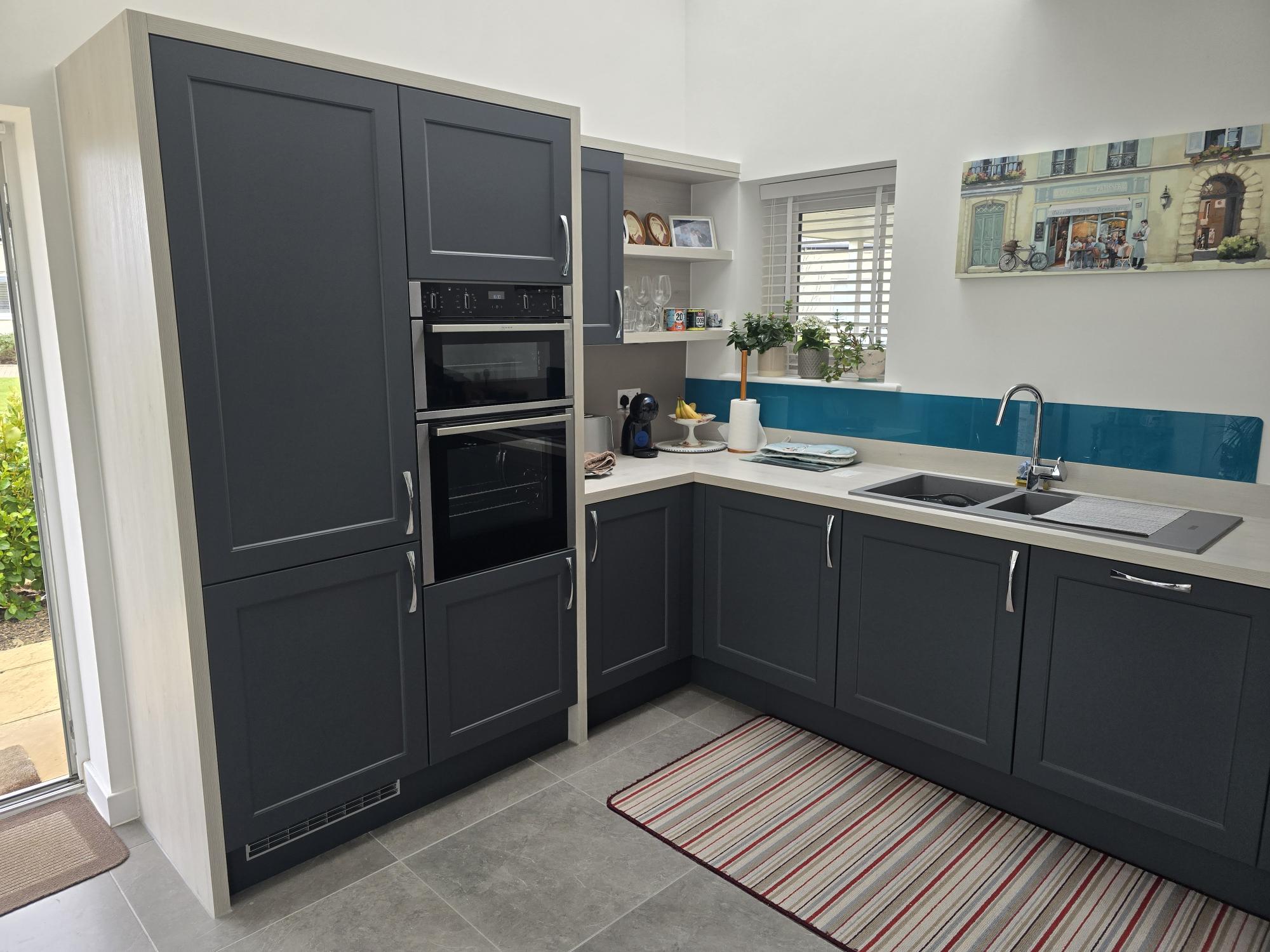 Folkestone Kitchen Before & After — Horton Superior Matt Graphite Doors